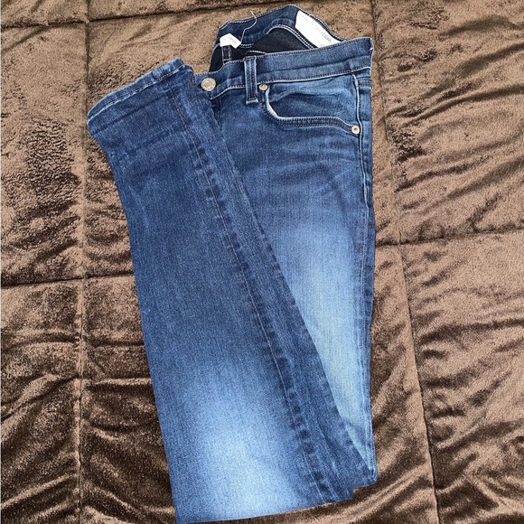 Rag & Bone Saxby Medium Wash High Rise Skinny Jeans Size 30 - Picture 2 of 6